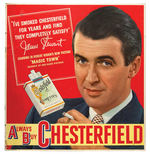 JIMMY STEWART CHESTERFIELD CIGARETTES SIGN.