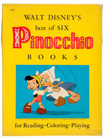 "BOX OF SIX PINOCCHIO BOOKS" SET IN CHOICE CONDITION.