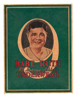 "BABE RUTH ALL AMERICA ATHLETIC UNDERWEAR" BOX.