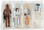 STAR WARS EARLY BIRD PACKAGE WITH RARE LUKE SKYWALKER WITH DOUBLE-TELESCOPING LIGHTSABER.