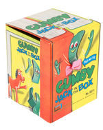 "GUMBY" SIX PIECE LOT IN STORE PACKAGING.