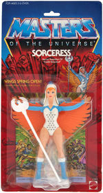 "MASTERS OF THE UNIVERSE - SORCERESS" CARDED ACTION FIGRUE.
