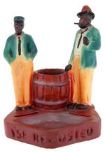 AMOS 'N' ANDY "I'S REGUSTED" PAINTED PLASTER ASHTRAY.