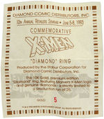 X-MEN 10K GOLD & DIAMOND LIMITED EDITION RING.
