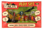 "IDEAL OFFICIAL BATMAN PLAY SET" BOXED.