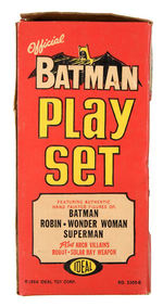 "IDEAL OFFICIAL BATMAN PLAY SET" BOXED.