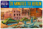 "MARX MINIATURE 20 MINUTES TO BERLIN" BOXED PLAY SET.