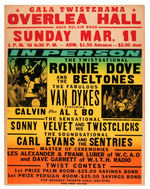 RONNIE DOVE AND THE BELTONES CONCERT POSTER.