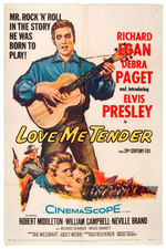 ELVIS PRESLEY "LOVE ME TENDER" MOVIE POSTER.