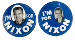“I’M FOR NIXON” COMMON AND RARE BUTTON VARIETIES.