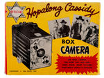 "OFFICIAL HOPALONG CASSIDY BOX CAMERA" WITH BOX.