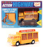 "MOTORIFIC ACTION HIGHWAY" BOXED SET WITH COLA TRUCK.