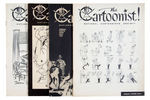 “THE CARTOONIST !” LOT OF SIX NATIONAL CARTOONISTS SOCIETY MAGAZINES.