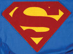 "LOIS & CLARK: THE NEW ADVENTURES OF SUPERMAN" TERI HATCHER'S SCREEN-WORN SUPERMAN NIGHTSHIRT.