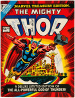 "THE MIGHTY THOR MARVEL TREASURY EDITION" MULTI-SIGNED COMIC BOOK.