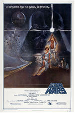 "STAR WARS" STYLE A ORIGINAL 1977 MOVIE POSTER.