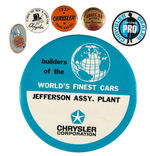CHRYSLER GROUP OF SIX BUTTONS.