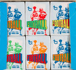 1972 TOPPS FOOTBALL SECOND SERIES FULL GUM CARD DISPLAY BOX.