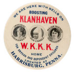 "WE ARE HERE WITH BELLS ON BOOSTING KLANHAVEN BUTTON."