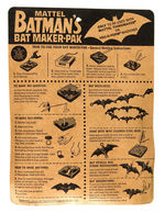 "MATTEL BATMAN'S BAT MAKER-PAK."
