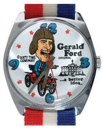 “GERALD FORD ORIGINAL DIRTY TIME COMPANY A BETTER IDEA” 1976 WATCH.