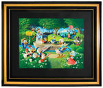 “SURPRISE PARTY AT MEMORY POND” CARL BARKS LIMITED EDITION SERIGRAPH.
