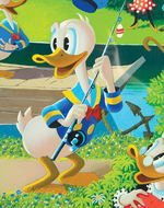 “SURPRISE PARTY AT MEMORY POND” CARL BARKS LIMITED EDITION SERIGRAPH.