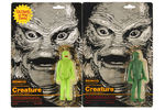 "REMCO UNIVERSAL CITY STUDIO'S" CREATURE FROM THE BLACK LAGOON CARDED ACTION FIGURE PAIR.