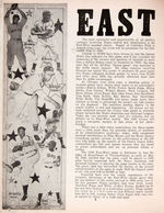 1944 "NEGRO BASEBALL PICTORIAL YEAR BOOK" LOADED W/HOF MEMBERS.