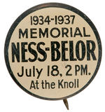HISTORIC "BLOODY FRIDAY" MINNEAPOLIS STRIKE BUTTON ISSUED ON THIRD ANNIVERSARY IN 1937.