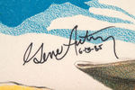 GENE AUTRY SIGNED "BLUE MONTANA SKIES" MOVIE POSTER.
