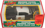 MEGO POLICE CAR PAIR FROM CHIPS AND DUKES OF HAZZARD IN BOXES.