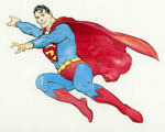 FRANK FRAZETTA SUPERMAN SPECIALTY ORIGINAL ART.