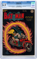 "BATMAN" #25 OCT-NOV 1944 CGC 6.5 FINE+.