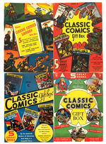 "GIANT CLASSIC COMICS LIBRARY GIFT BOX" LID PANELS LOT.