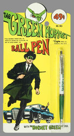 “THE GREEN HORNET BALL PEN” ON CARD.