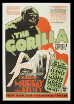 “THE GORILLA” LINEN-MOUNTED PROMOTIONAL POSTER.