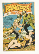 RANGERS #19 OCTOBER 1944 FICTION HOUSE MAGAZINES.