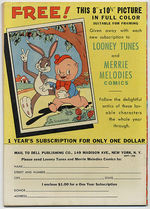 LOONEY TUNES MERRIE MELODIES #14 DECEMBER 1942 DELL PUBLISHING VANCOUVER COPY.