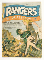 RANGERS #7 OCTOBER 1942 FICTION HOUSE MAGAZINES.