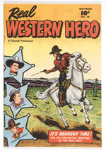 REAL WESTERN HERO #70 SEPTEMBER 1948 FAWCETT PUBLICATIONS VANCOUVER COPY.