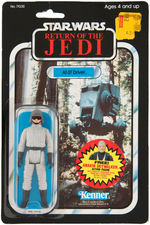 "STAR WARS: RETURN OF THE JEDI - SCOUT WALKER" BOXED VEHICLE & "AT-ST DRIVER" CARDED FIGURE.