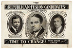 LA GUARDIA FOR MAYOR “REPUBLICAN-FUSION CANDIDATES/TIME TO CHANGE” 1933 BLOTTER.