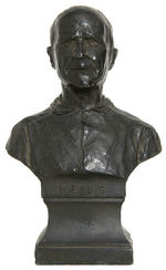 “DEBS” IN CONVICT UNIFORM 1920 CAMPAIGN PAPERWEIGHT BUST.