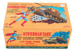 "SUPERMAN TANK" LINEMAR BATTERY-OPERATED TOY.