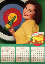 “DRINK SQUIRT” 1949 FOUR-PAGE CALENDAR.