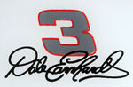 “DALE EARNHARDT/GM GOODWRENCH SERVICE” GLASS CEILING LIGHT SHADE.