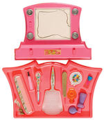 “MADDIE MOD” DOLL PAIR AND MAKE-UP MIRROR BOXED SET.