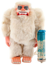 "YETI THE ABOMINABLE SNOW MAN" MARX BATTERY OPERATED REMOTE CONTROL TOY.