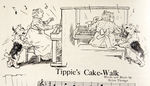 "TIPPIE'S TUNES" DOUBLE AUTOGRAPHED BOOK WITH ORIGINAL SPECIALTY ART BY EDWINA.
